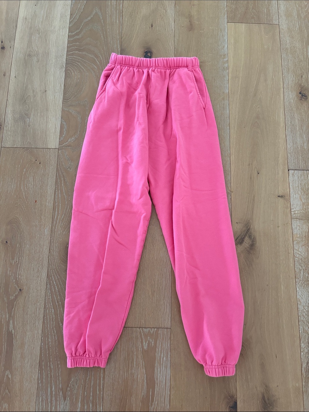 Daily Drills Hot Pink Kids Joggers with Elastic Waist